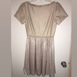 Lotus grace elegant short sleeve dress